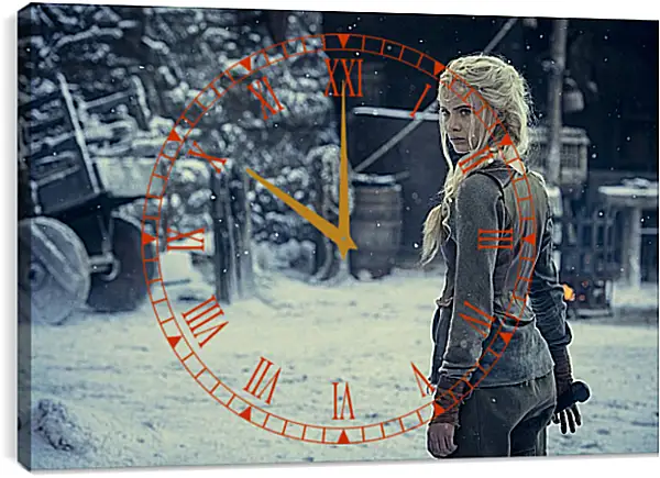 Часы картина - Ведьмак. The Witcher Часы картина - Ведьмак. The Witcher