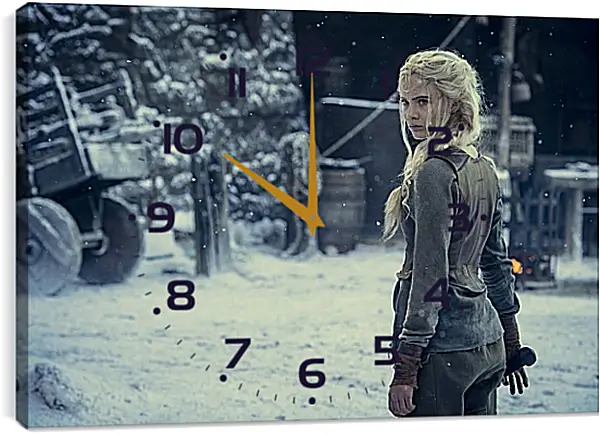 Часы картина - Ведьмак. The Witcher Часы картина - Ведьмак. The Witcher