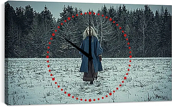 Часы картина - Ведьмак. The Witcher Часы картина - Ведьмак. The Witcher