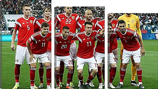 Модульная картина - Сборная России Модульная картина - Сборная России