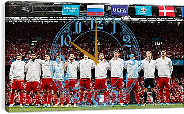 Часы картина - Сборная России Часы картина - Сборная России