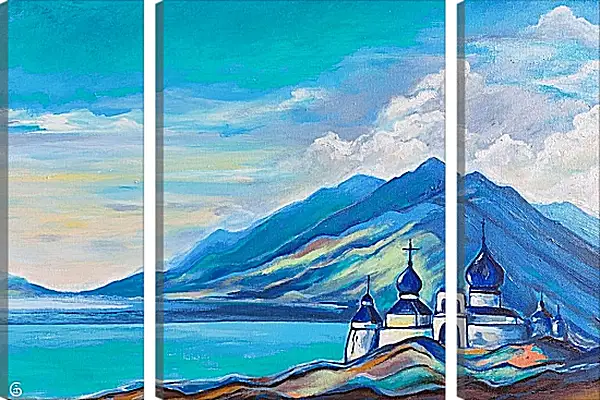 Модульная картина - Светлый град Модульная картина - Светлый град