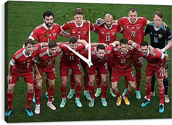 Часы картина - Сборная России Часы картина - Сборная России