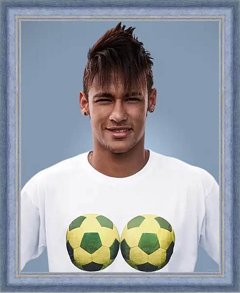 Картина в раме - Неймар. Neymar Картина в раме - Неймар. Neymar
