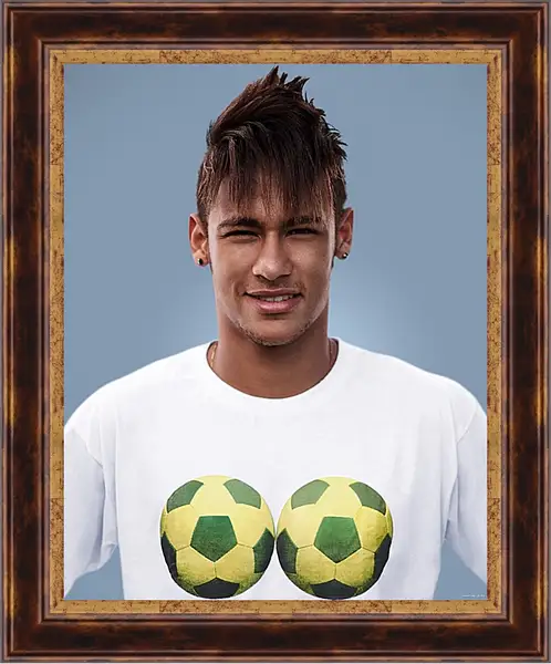 Картина в раме - Неймар. Neymar Картина в раме - Неймар. Neymar