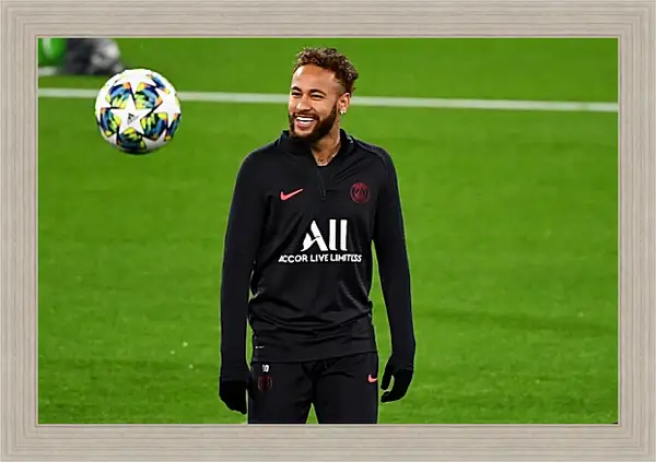 Картина в раме - Неймар. Neymar Картина в раме - Неймар. Neymar