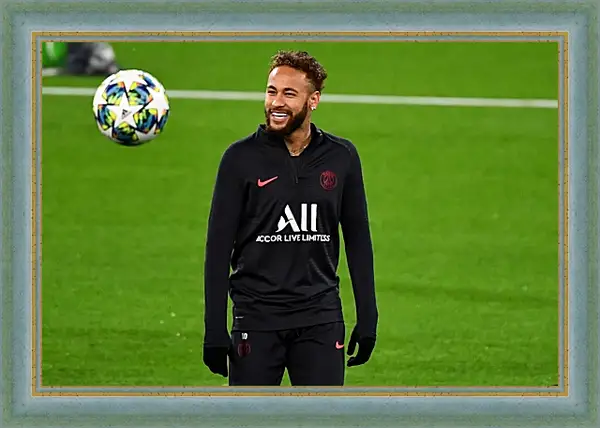Картина в раме - Неймар. Neymar Картина в раме - Неймар. Neymar