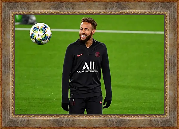 Картина в раме - Неймар. Neymar Картина в раме - Неймар. Neymar