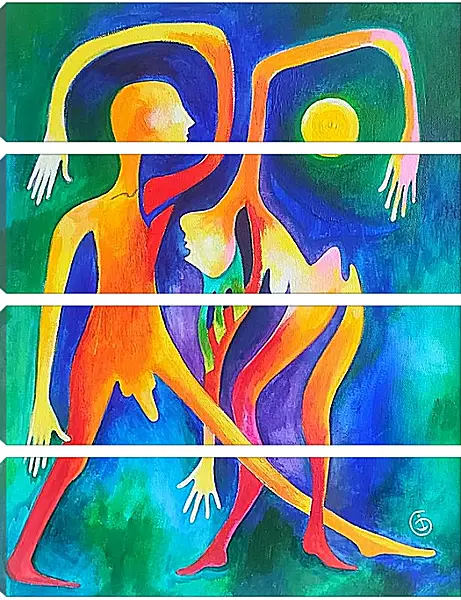 Модульная картина - Танец Модульная картина - Танец