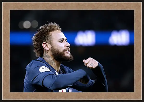 Картина в раме - Неймар. Neymar Картина в раме - Неймар. Neymar