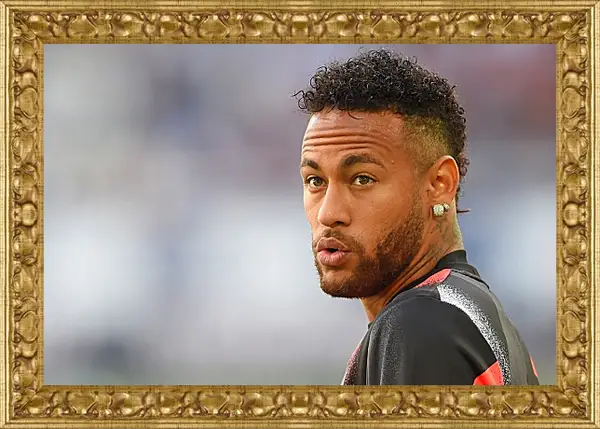 Картина в раме - Неймар. Neymar Картина в раме - Неймар. Neymar