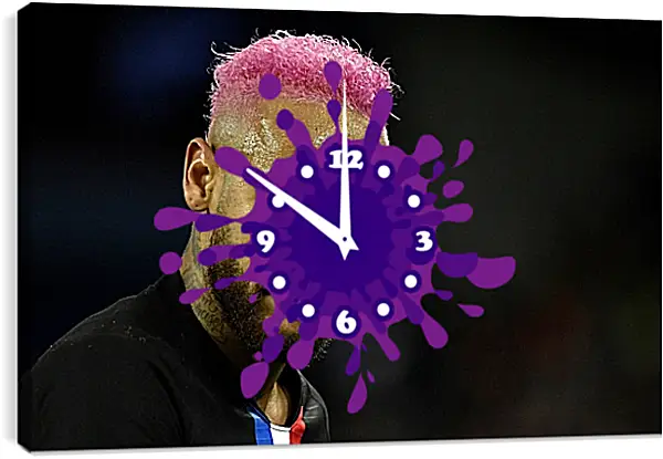 Часы картина - Неймар. Neymar Часы картина - Неймар. Neymar