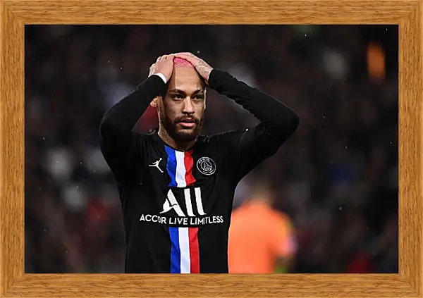 Картина в раме - Неймар. Neymar Картина в раме - Неймар. Neymar