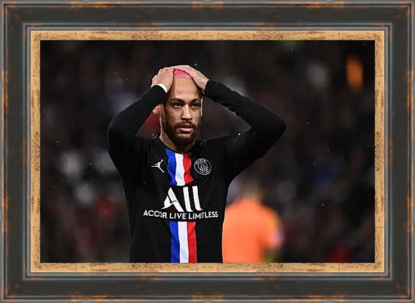 Картина в раме - Неймар. Neymar Картина в раме - Неймар. Neymar
