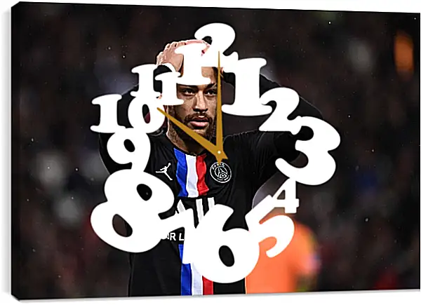Часы картина - Неймар. Neymar Часы картина - Неймар. Neymar