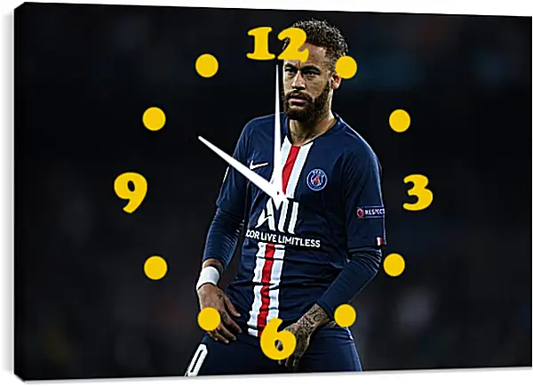 Часы картина - Неймар. Neymar Часы картина - Неймар. Neymar