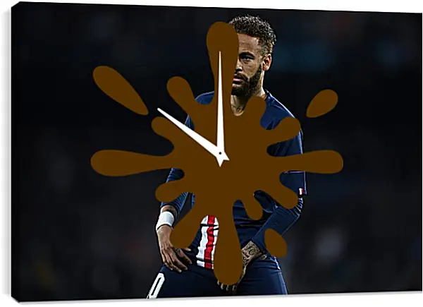 Часы картина - Неймар. Neymar Часы картина - Неймар. Neymar