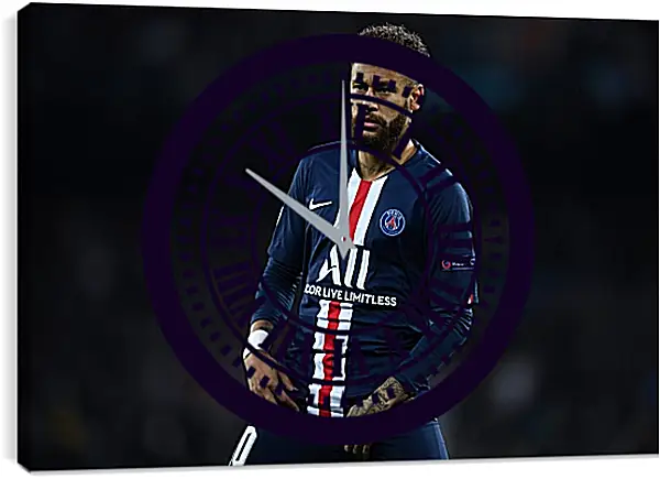 Часы картина - Неймар. Neymar Часы картина - Неймар. Neymar