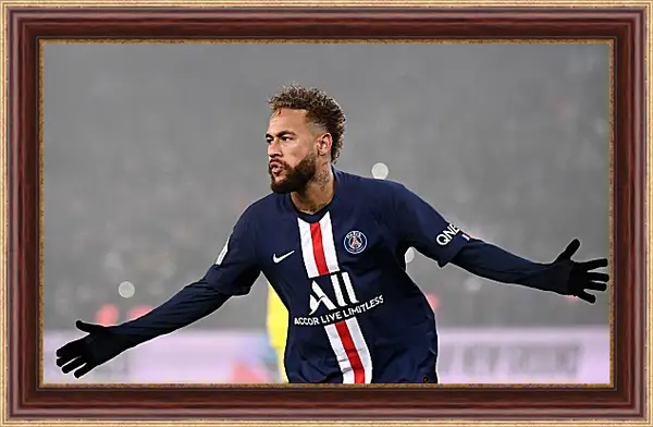 Картина в раме - Неймар. Neymar Картина в раме - Неймар. Neymar