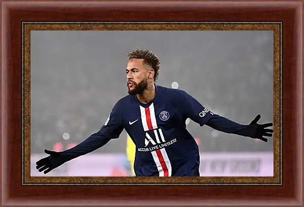 Картина в раме - Неймар. Neymar Картина в раме - Неймар. Neymar