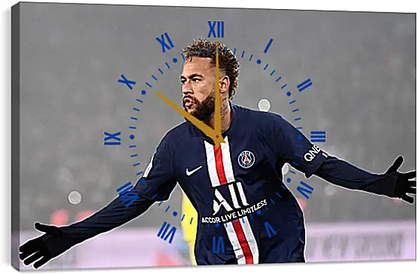 Часы картина - Неймар. Neymar Часы картина - Неймар. Neymar