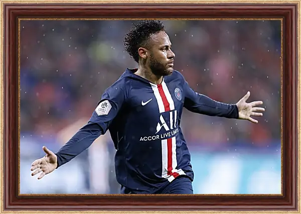 Картина в раме - Неймар. Neymar Картина в раме - Неймар. Neymar