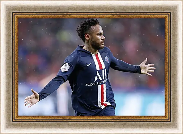 Картина в раме - Неймар. Neymar Картина в раме - Неймар. Neymar