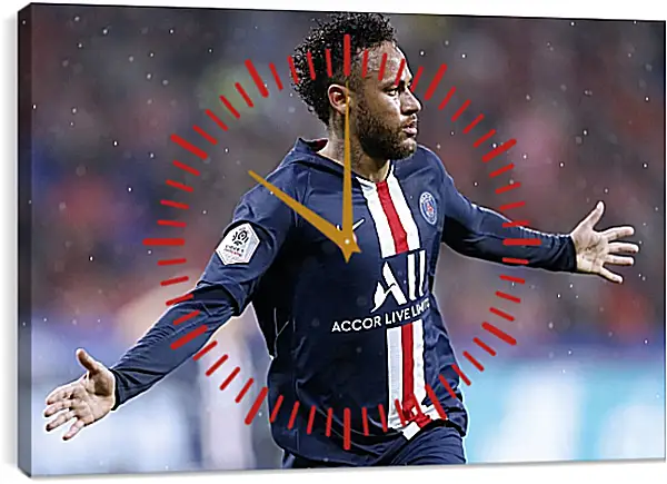 Часы картина - Неймар. Neymar Часы картина - Неймар. Neymar