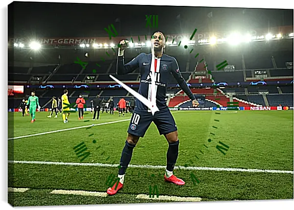 Часы картина - Неймар. Neymar Часы картина - Неймар. Neymar