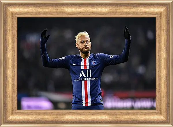 Картина в раме - Неймар. Neymar Картина в раме - Неймар. Neymar