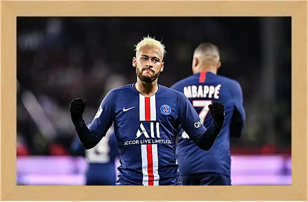 Картина в раме - Неймар. Neymar Картина в раме - Неймар. Neymar
