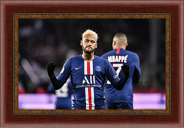 Картина в раме - Неймар. Neymar Картина в раме - Неймар. Neymar