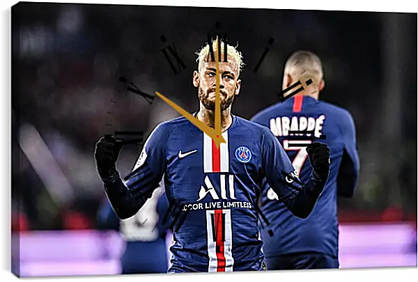Часы картина - Неймар. Neymar Часы картина - Неймар. Neymar