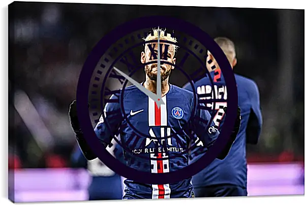 Часы картина - Неймар. Neymar Часы картина - Неймар. Neymar