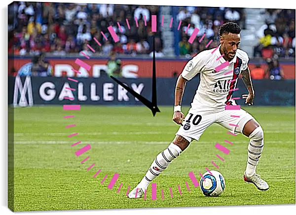 Часы картина - Неймар. Neymar Часы картина - Неймар. Neymar