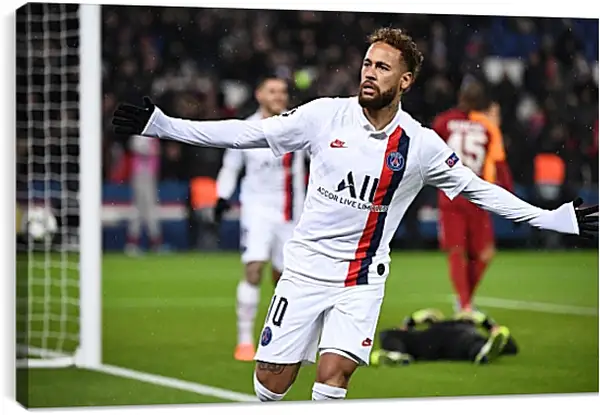 Постер на подрамнике - Неймар. Neymar Постер на подрамнике - Неймар. Neymar