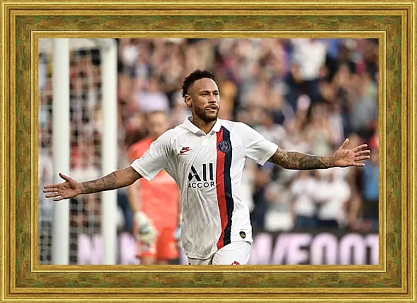 Картина в раме - Неймар. Neymar Картина в раме - Неймар. Neymar