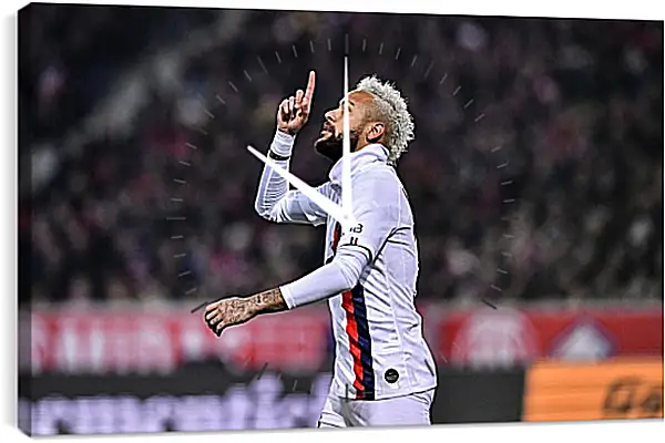Часы картина - Неймар. Neymar Часы картина - Неймар. Neymar