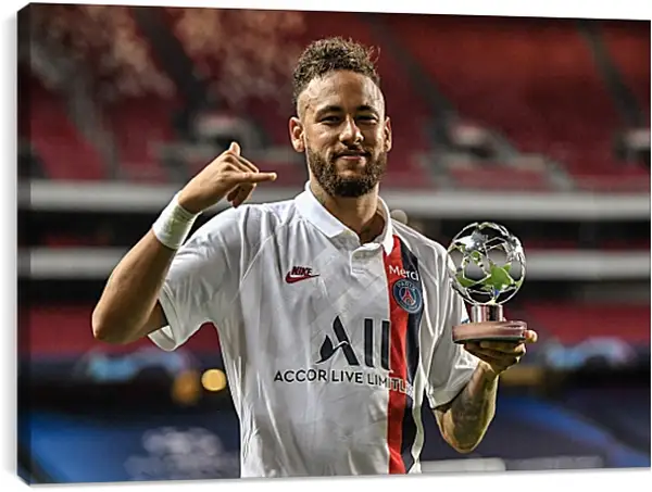 Постер на подрамнике - Неймар. Neymar Постер на подрамнике - Неймар. Neymar
