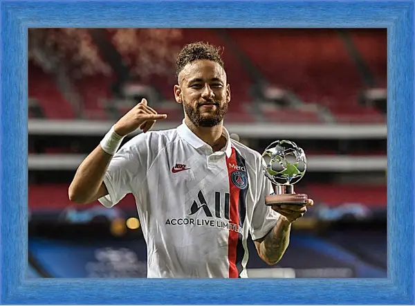 Картина в раме - Неймар. Neymar Картина в раме - Неймар. Neymar