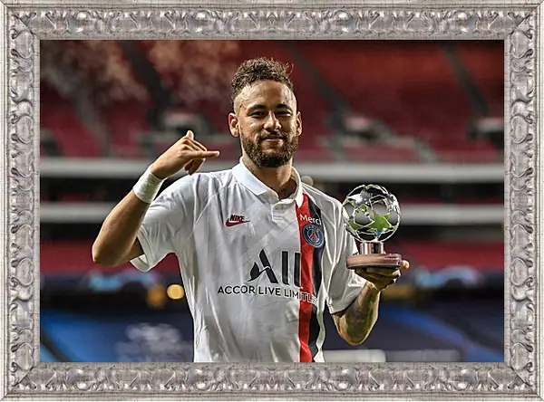 Картина в раме - Неймар. Neymar Картина в раме - Неймар. Neymar