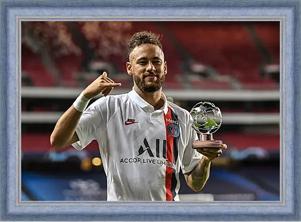 Картина в раме - Неймар. Neymar Картина в раме - Неймар. Neymar