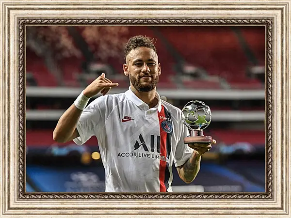Картина в раме - Неймар. Neymar Картина в раме - Неймар. Neymar