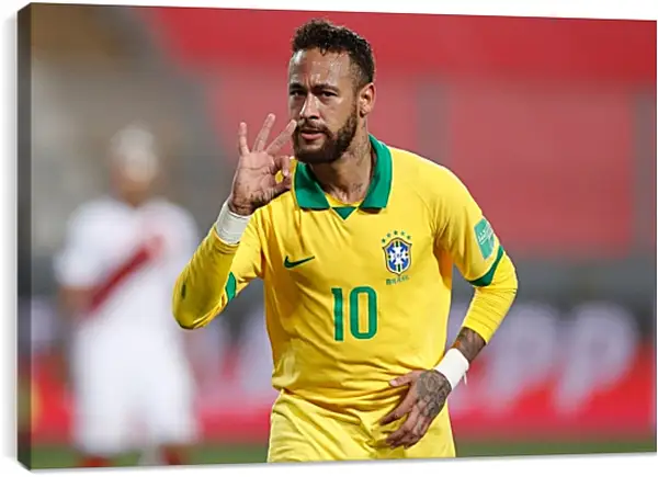 Постер на подрамнике - Неймар. Neymar Постер на подрамнике - Неймар. Neymar