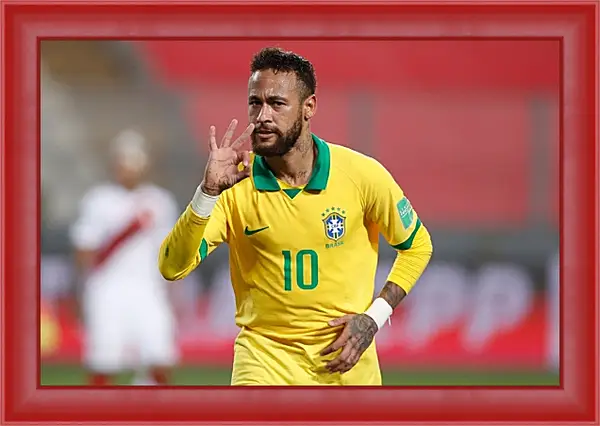 Картина в раме - Неймар. Neymar Картина в раме - Неймар. Neymar
