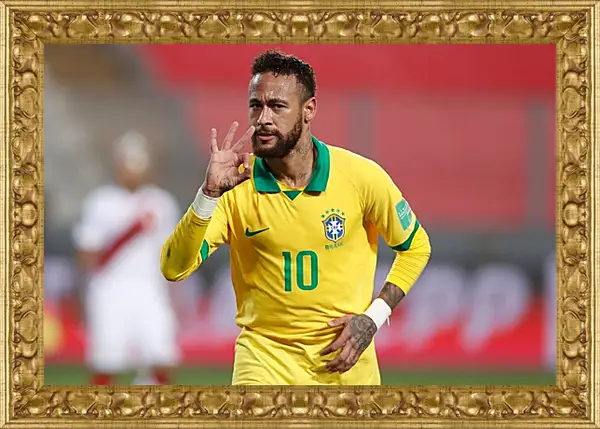 Картина в раме - Неймар. Neymar Картина в раме - Неймар. Neymar