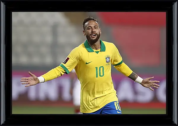 Картина в раме - Неймар. Neymar Картина в раме - Неймар. Neymar