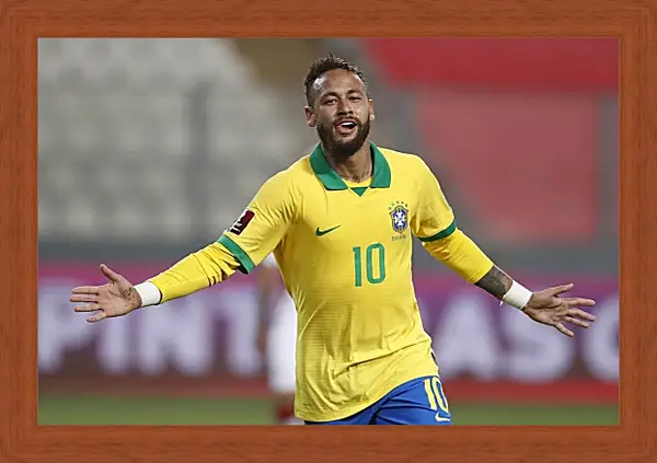 Картина в раме - Неймар. Neymar Картина в раме - Неймар. Neymar