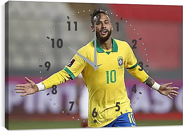 Часы картина - Неймар. Neymar Часы картина - Неймар. Neymar