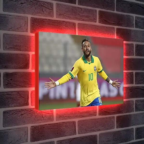 Лайтбокс световая панель - Неймар. Neymar Лайтбокс световая панель - Неймар. Neymar